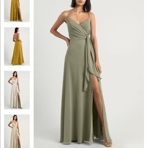 Jenny Yoo Amara Dress Size 8 Sage Green